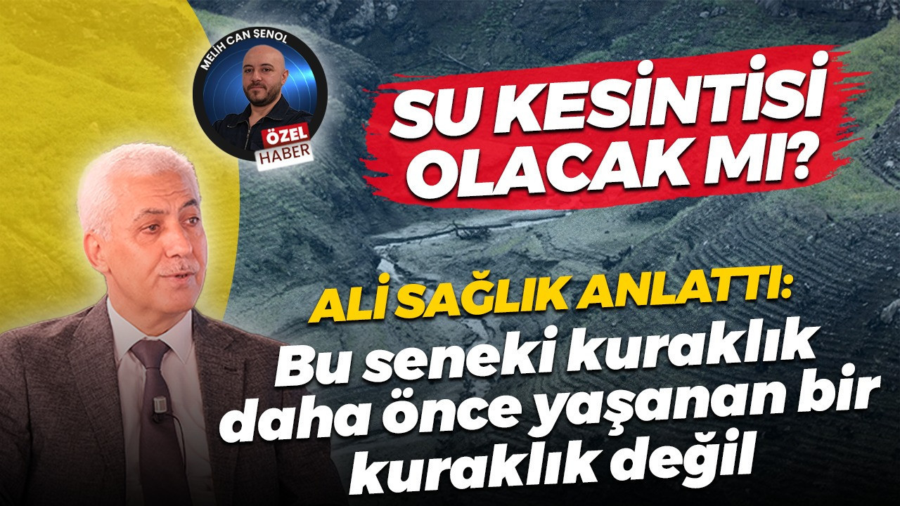 Ali Sağlık: Yuvacık Barajı’ndan son 25 yılın en kötü verilerinin de altında su alıyoruz