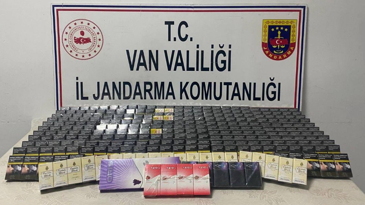 Van’da kaçak sigara operasyonu!