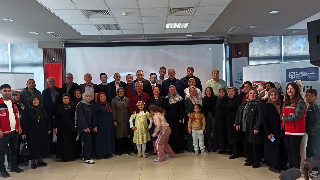 Kocaeli Büyükşehir Belediyesi'nden şehit yakınları için anlamlı etkinlik