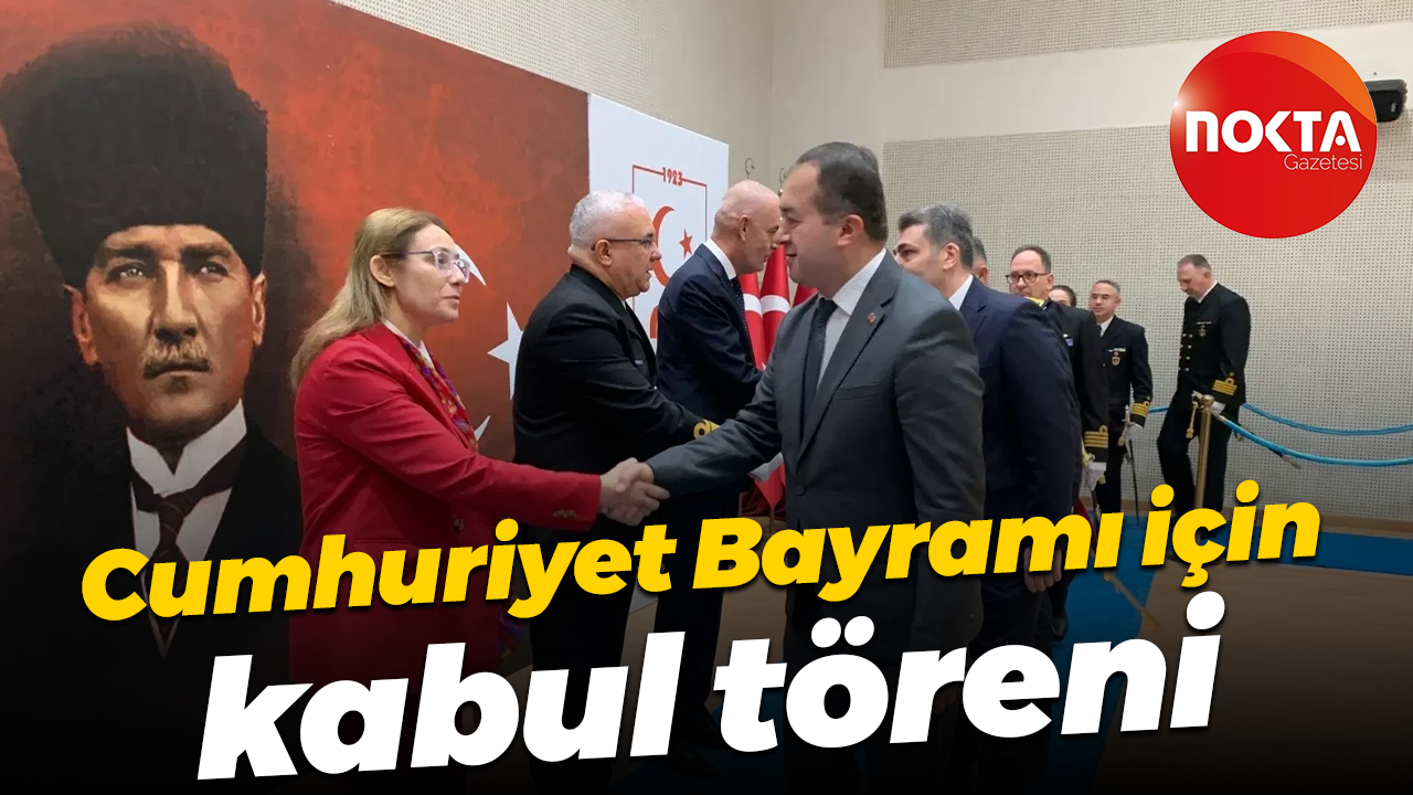 Cumhuriyet Bayramı için kabul töreni