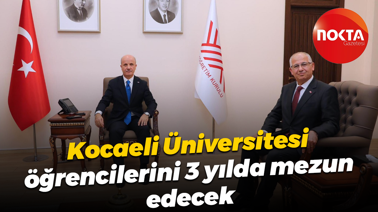 Kocaeli Üniversitesi öğrencilerini 3 yılda mezun edecek