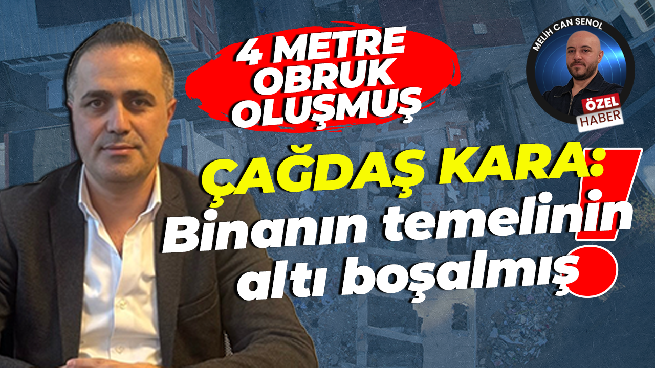Çağdaş Kara Gebze'deki devrilen bina hakkında konuştu: Binanın temelinin altı boşalmış