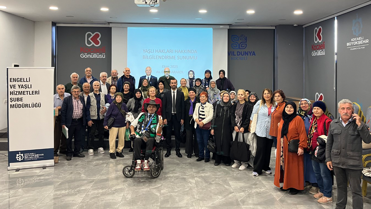 Kocaeli Büyükşehir Belediyesi'nden “Yaşlı Hakları” semineri