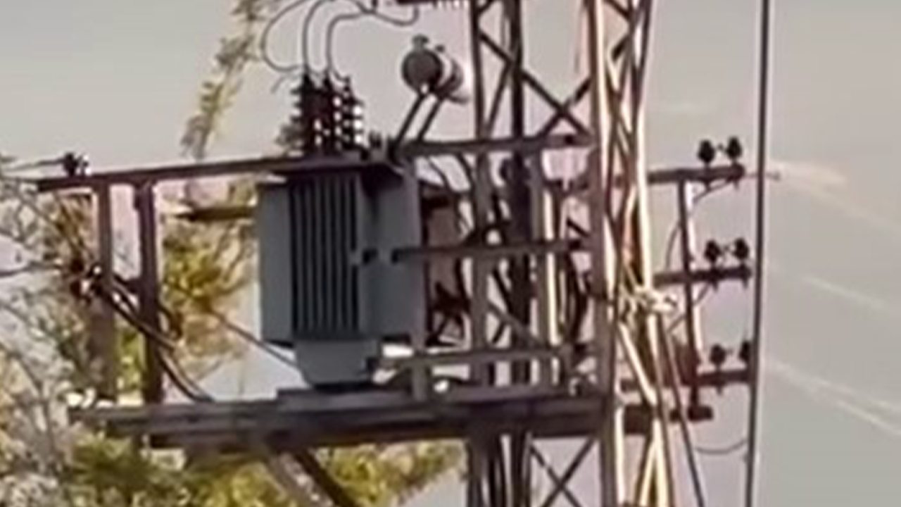 Elektrik trafosunda yangın paniği!