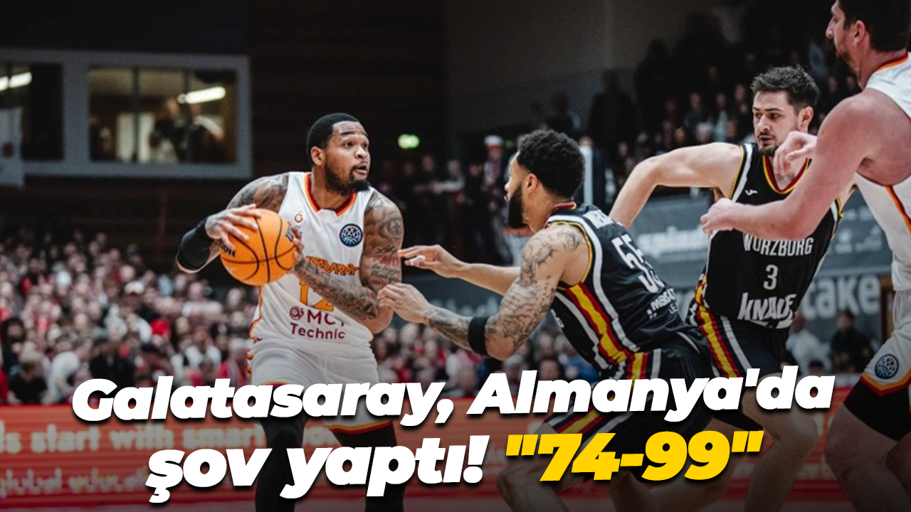 Galatasaray, Almanya'da şov yaptı! "74-99"