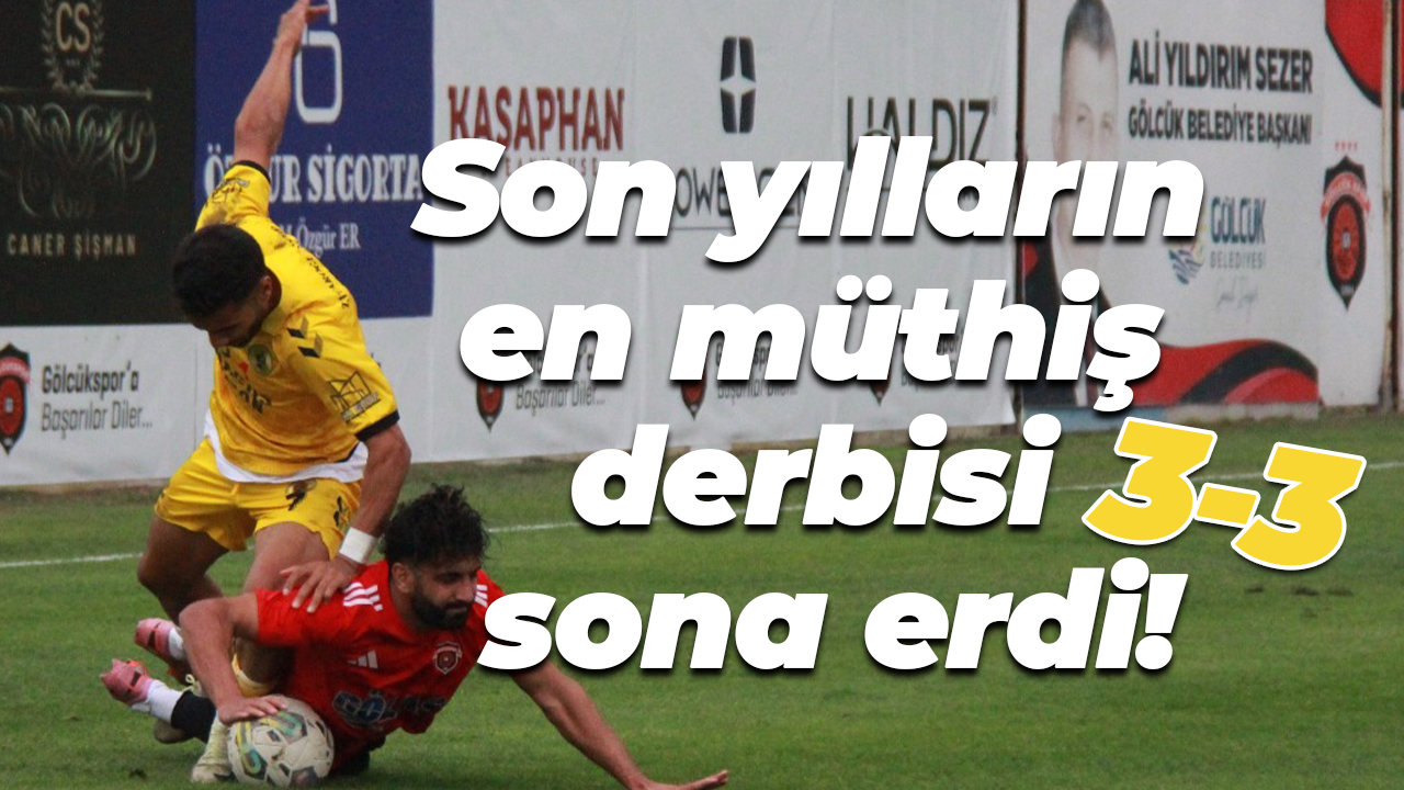Son yılların en müthiş derbisi 3-3 sona erdi!