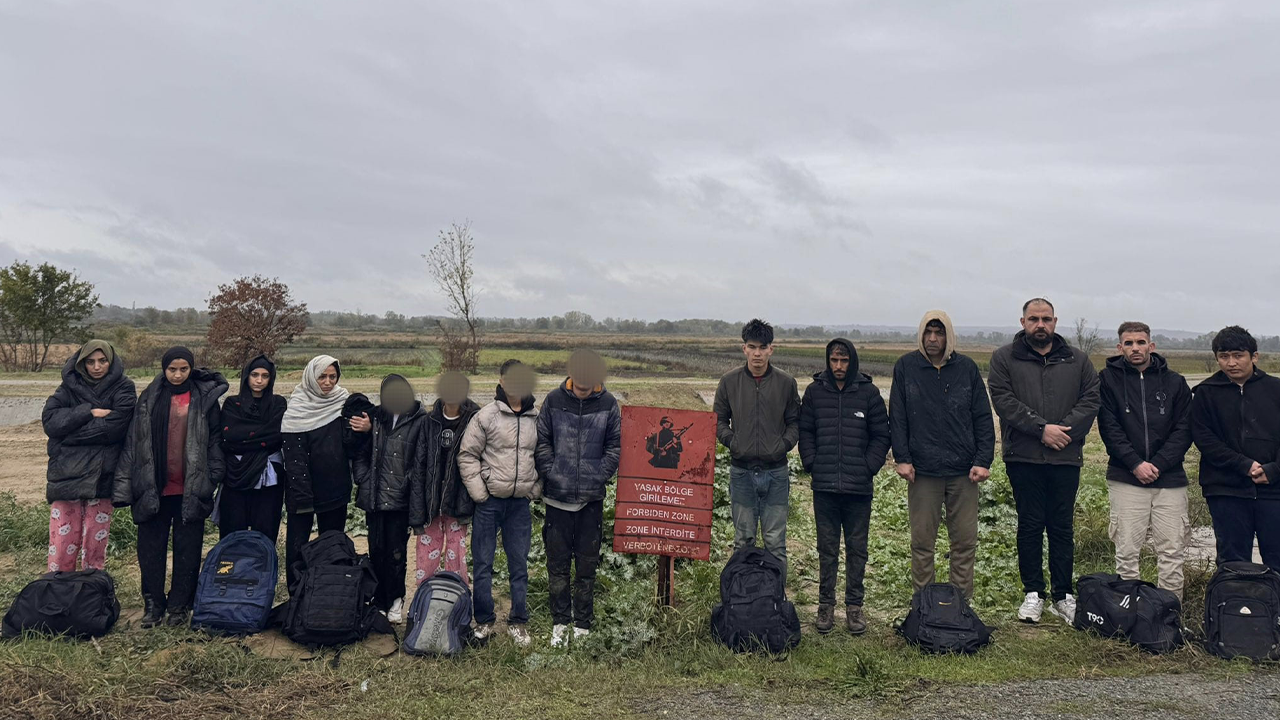Edirne'de kaçak göçmen operasyonu!