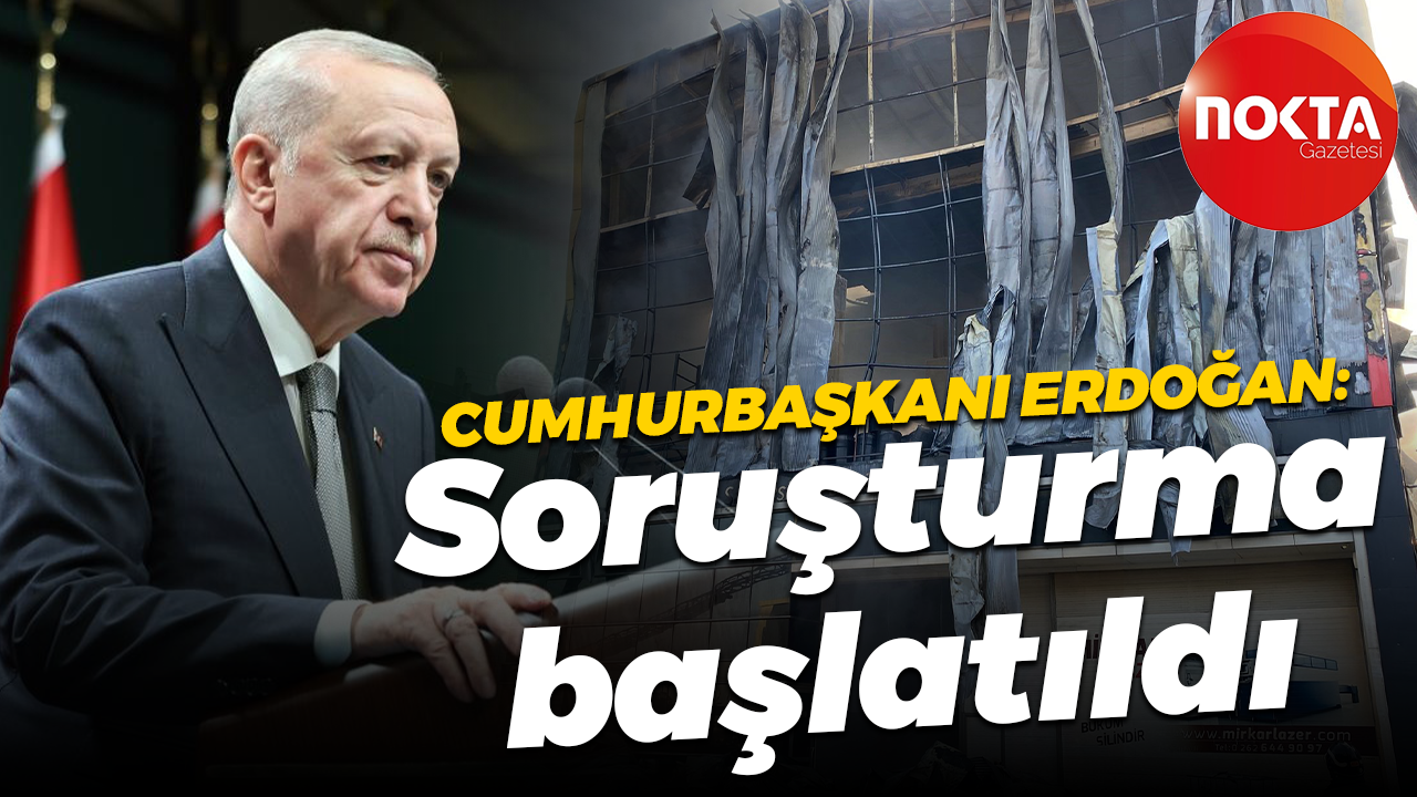 Recep Tayyip Erdoğan'dan Dilovası açıklaması: Soruşturma başlatıldı