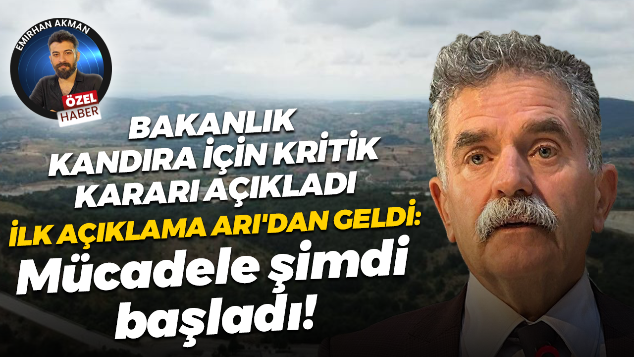 Bakanlık onayı verdi, Kandıralılardan ilk tepki geldi! Adem Arı: Mücadele şimdi başladı!