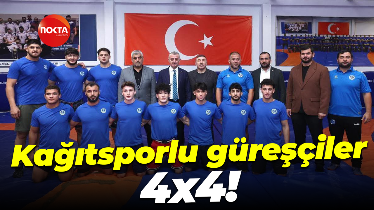 Kağıtsporlu güreşçiler 4x4!