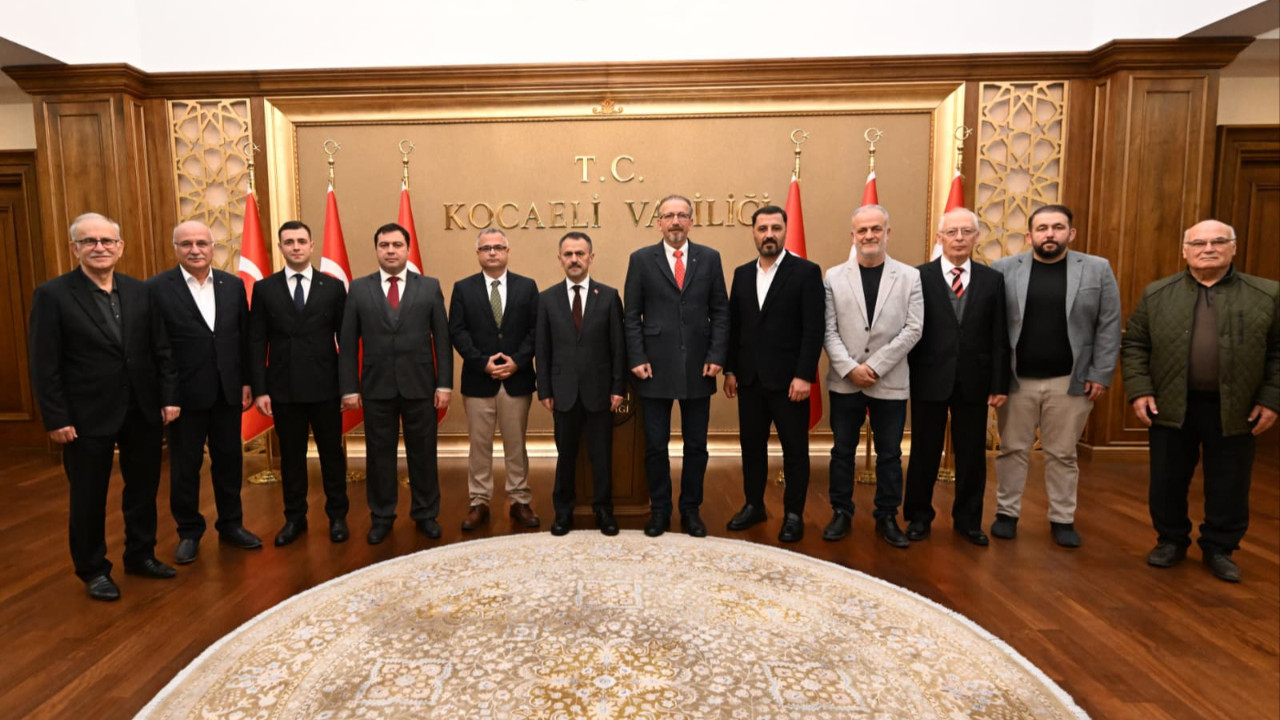 Kocaeli Aydınlar Ocağı’ndan, Vali İlhami Aktaş’a ziyaret