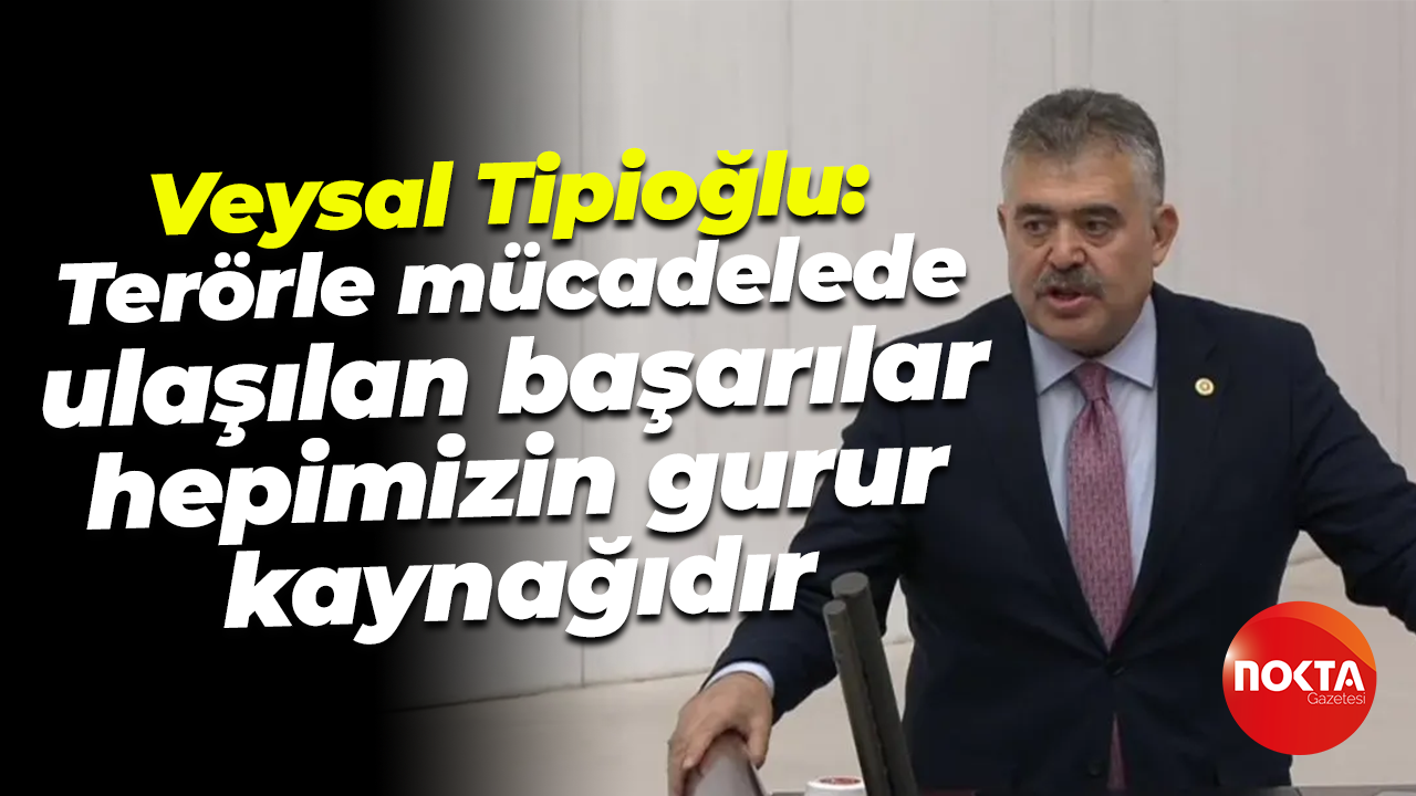 Veysal Tipioğlu: Terörle mücadelede ulaşılan başarılar hepimizin gurur kaynağıdır