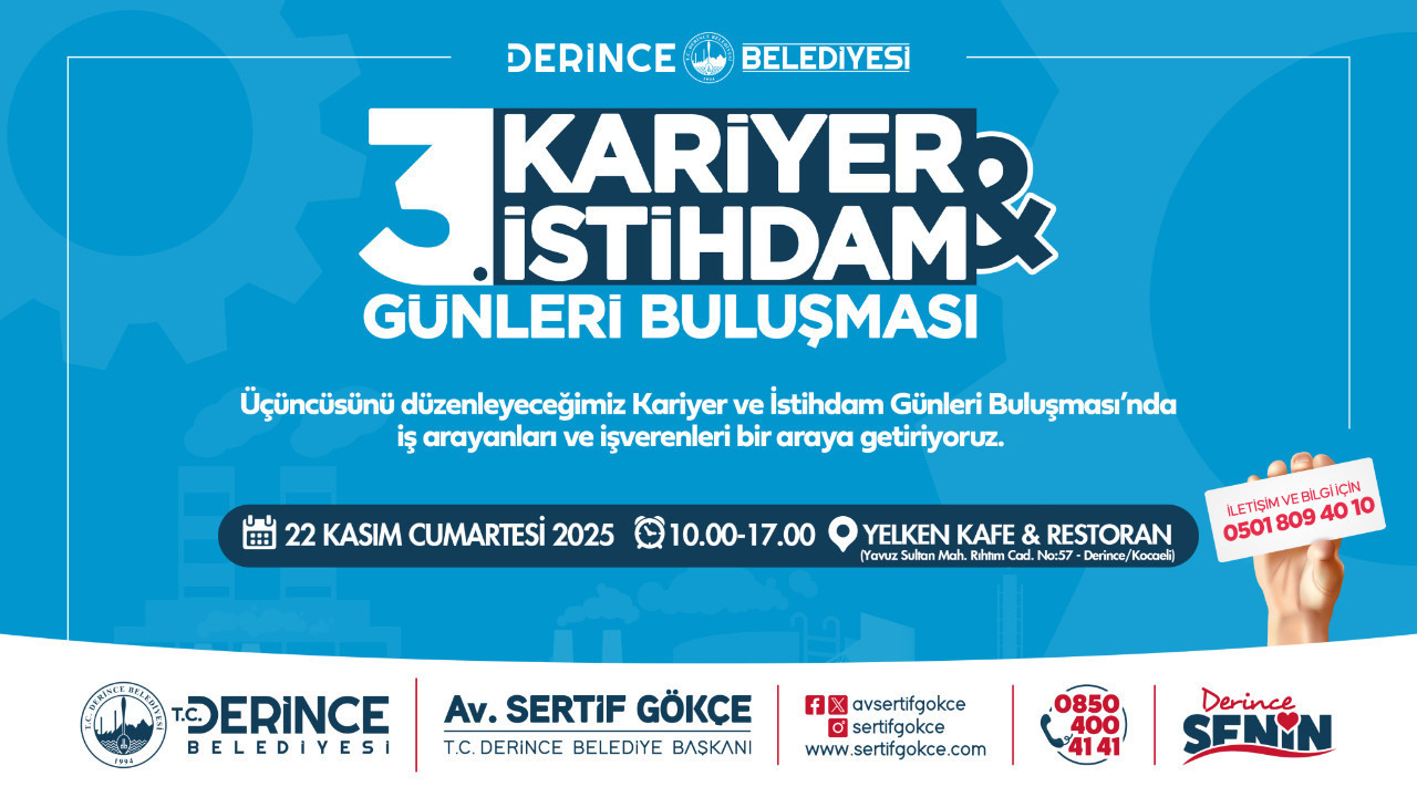 Derince’de kariyer ve istihdam günleri buluşması