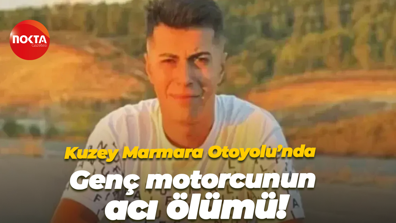 Genç motorcunun acı ölümü!