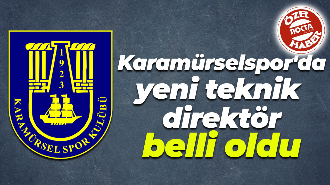 Karamürselspor'da yeni teknik direktör belli oldu