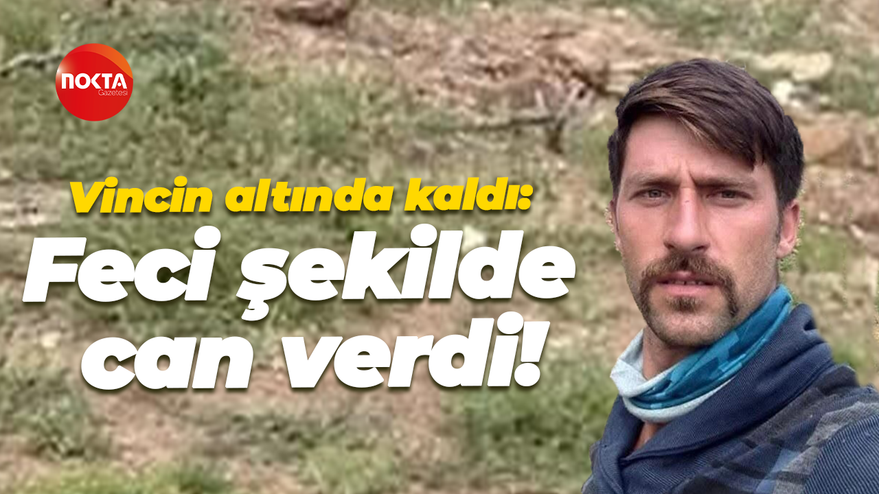 İzmitli genç vincin altında kalarak feci şekilde can verdi!