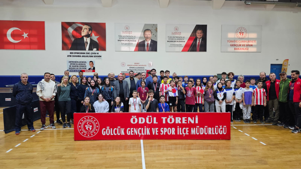 Atatürk Haftası Masa Tenisi Turnuvası sona erdi