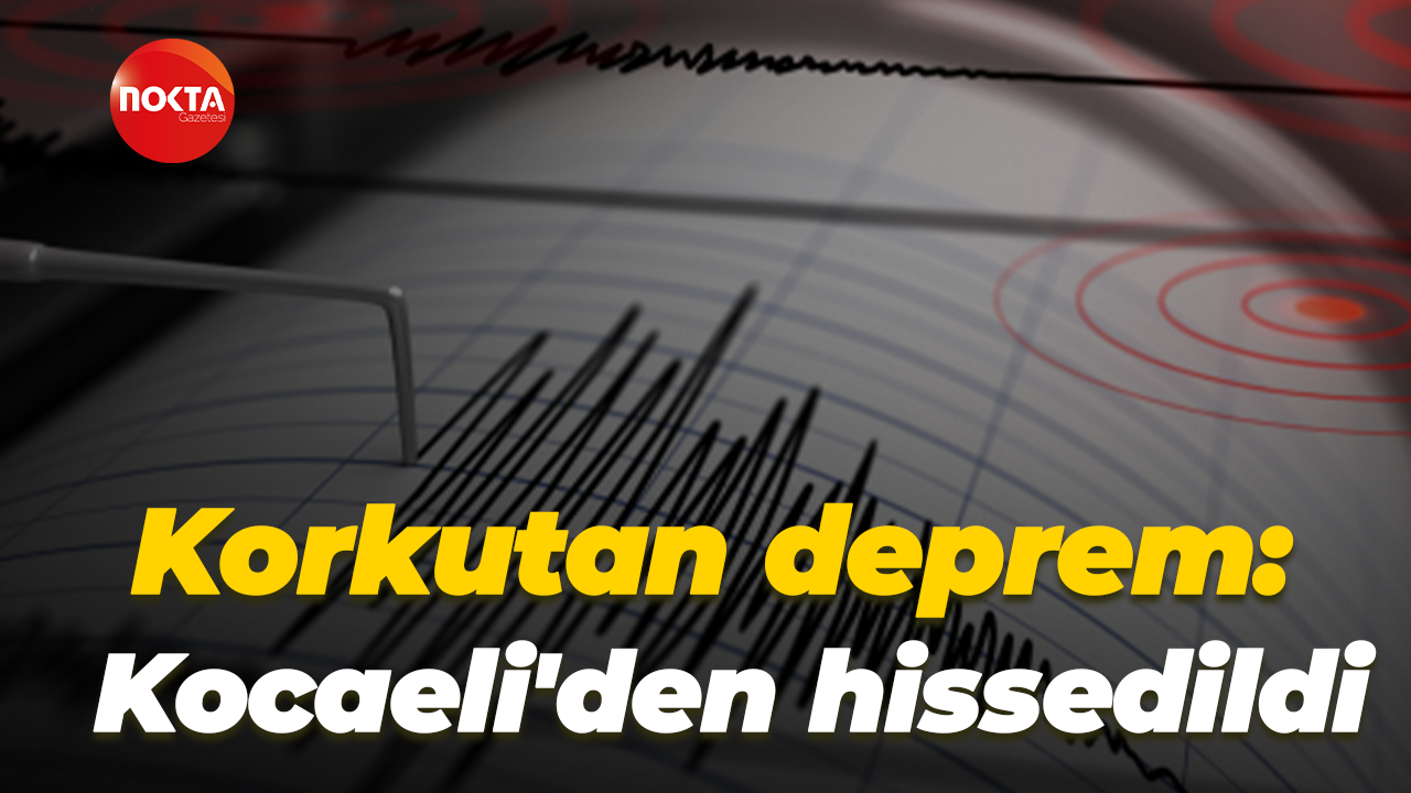 Korkutan deprem: Kocaeli'den hissedildi