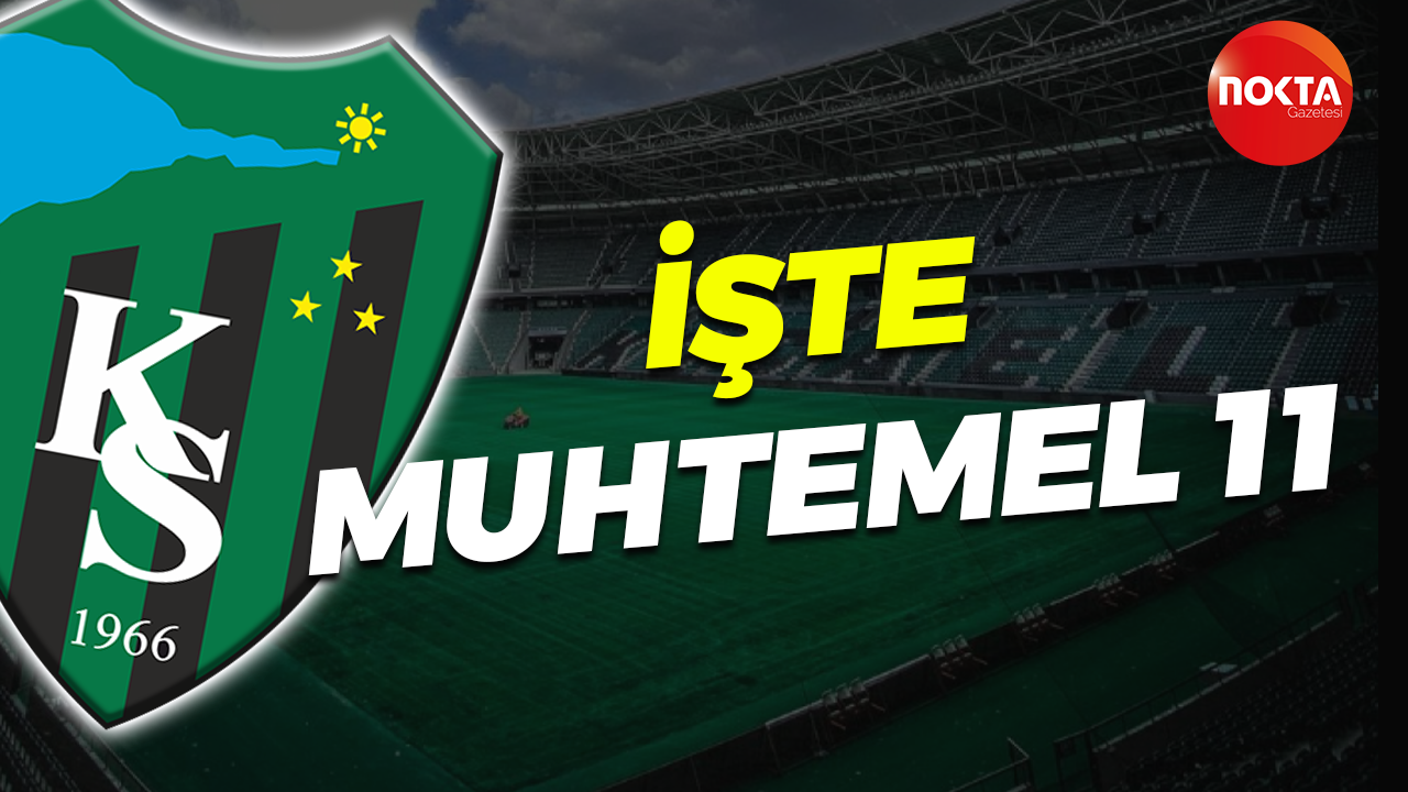 İşte Kocaelispor'un muhtemel 11'i