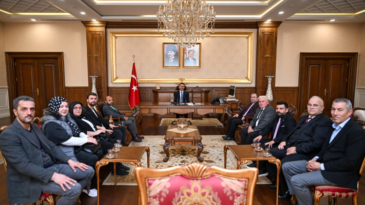 Ömer Uçar ve yeni yönetiminden İlhami Aktaş'a ziyaret