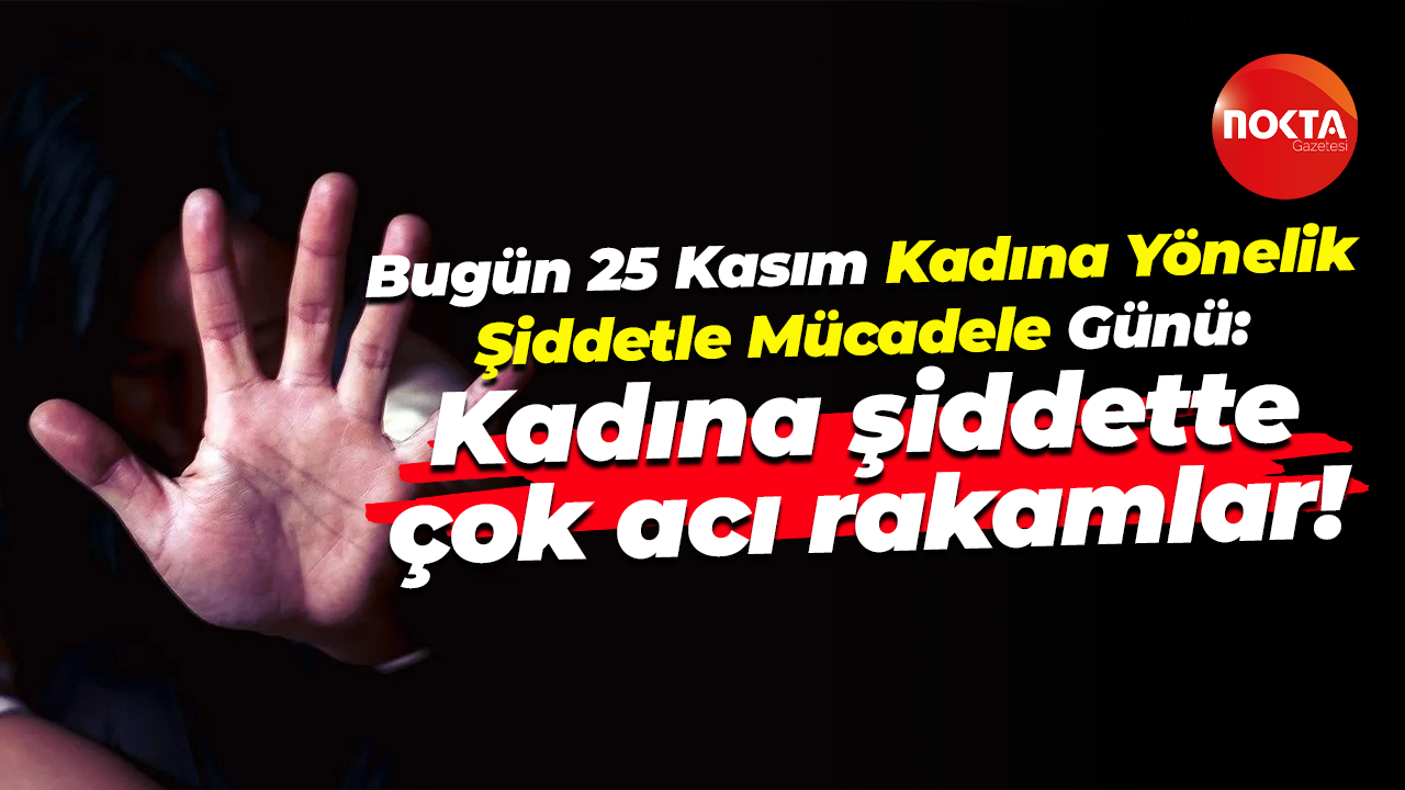 Bugün 25 Kasım Kadına Yönelik Şiddetle Mücadele Günü: Kadına şiddette çok acı rakamlar!