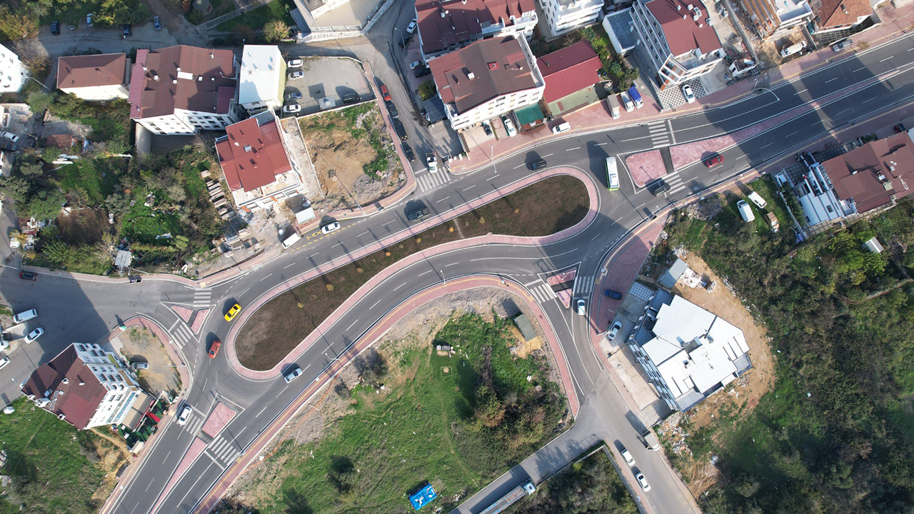 Büyükşehir'den Gebze'ye yeni dönel kavşak