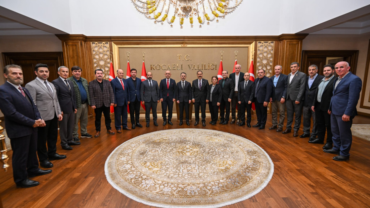 Erzurum Dernek ve Federasyonlarından, Vali İlhami Aktaş’a ziyaret