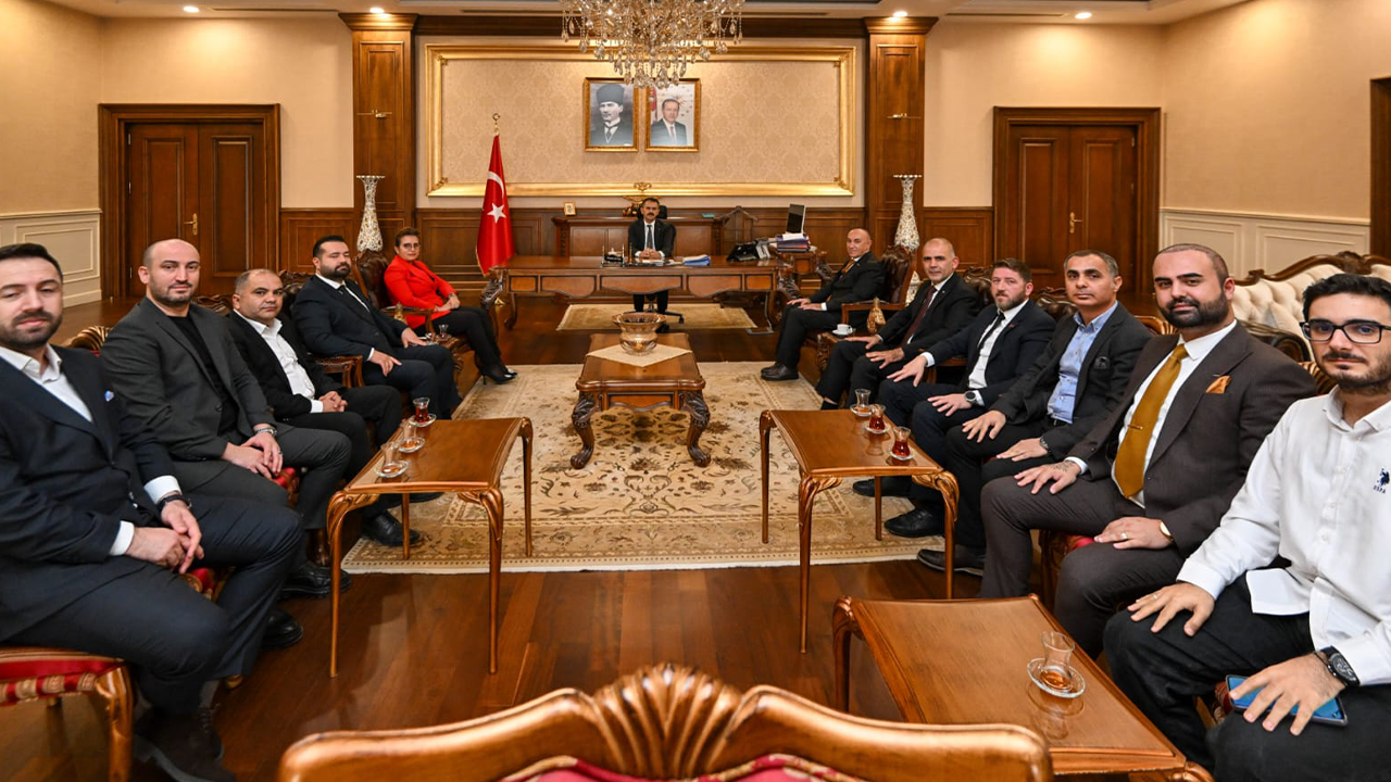 Asrın İş İnsanları Derneği'nden İlhami Aktaş’a ziyaret