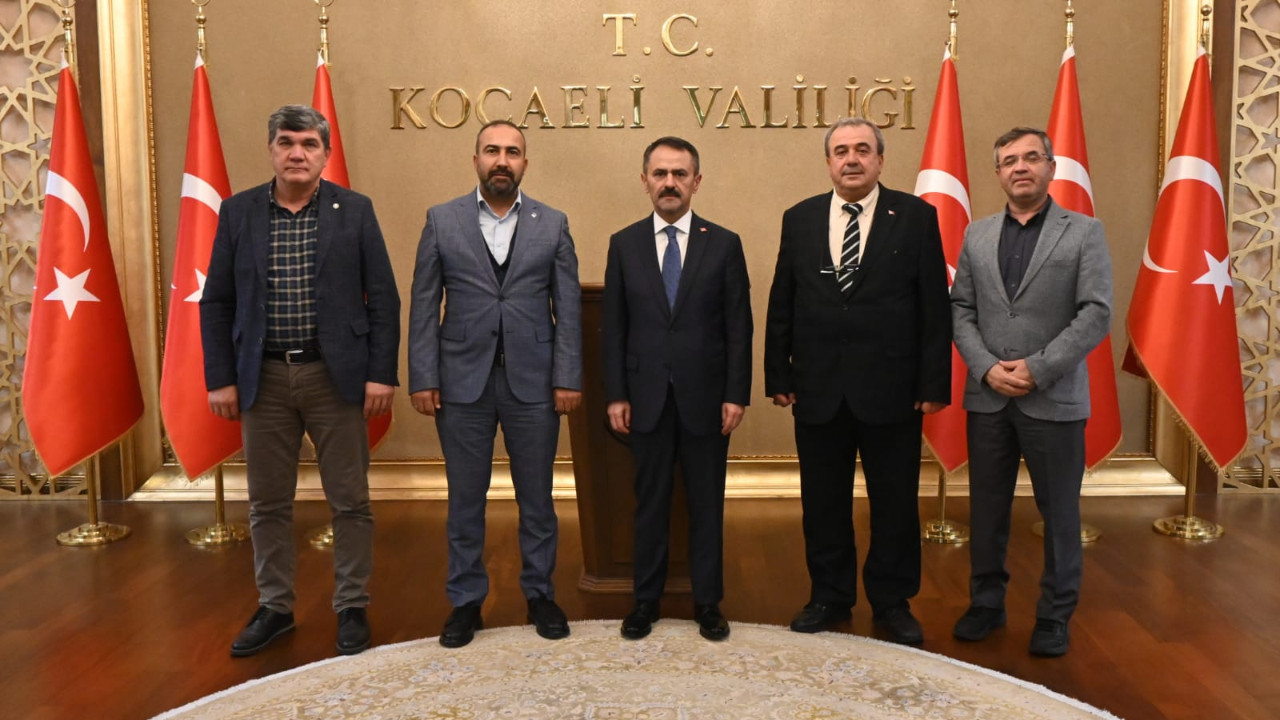 Eğitim-Bir-Sen Çanakkale 1 No’lu Şube Başkanı Resul Can, Vali Aktaş’ı ziyaret etti