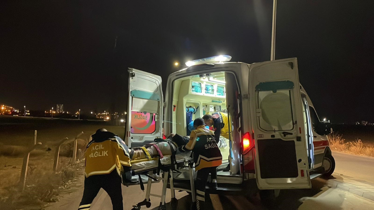 Karaman’da takla atan otomobil ters döndü: 2 yaralı