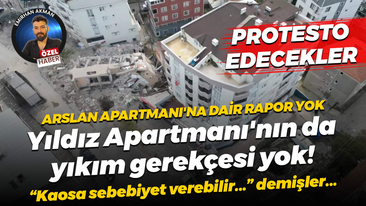 Yıldız Apartmanı’na yıkım kararı verdiler fakat gerekçesi açıklanmıyor! Sessiz protesto gerçekleştir