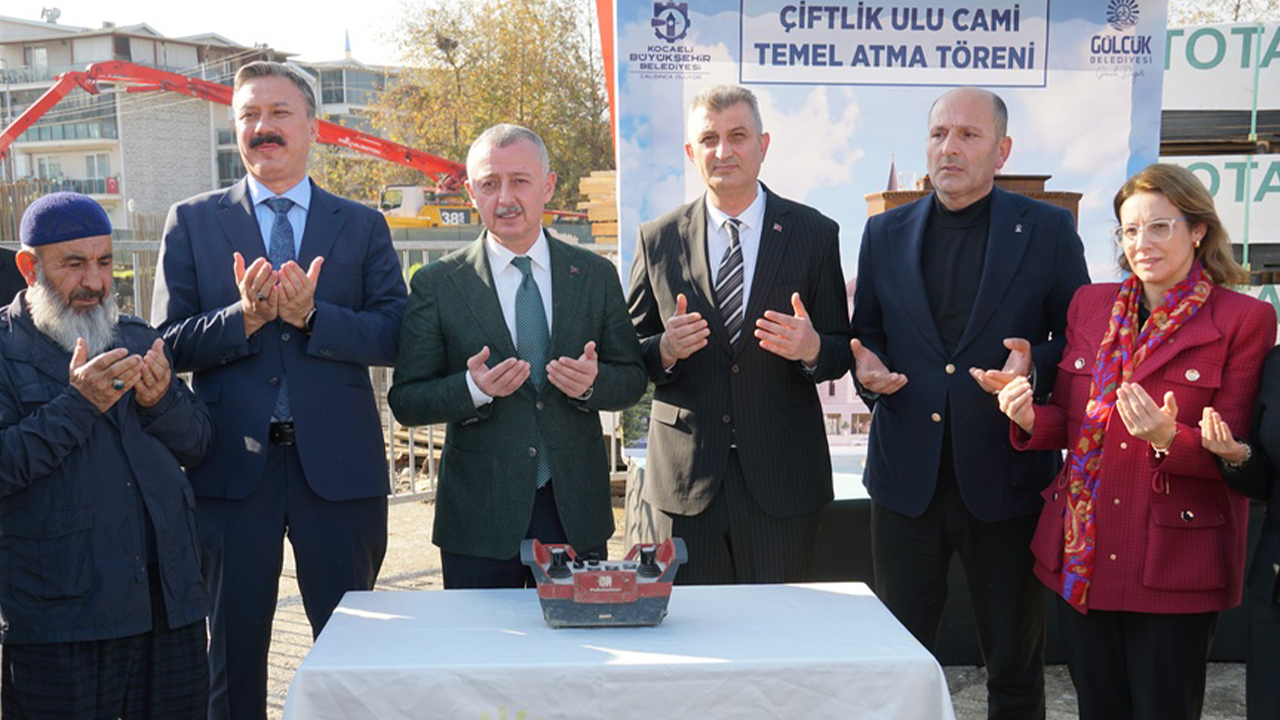 Yeni Çiftlik Ulu Camii’nin temeli atıldı