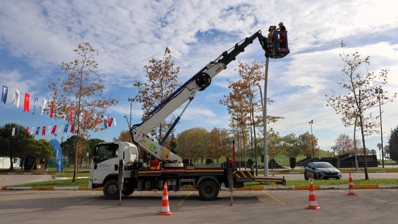 Sekapark’ta akıllı aydınlatma sistemi devreye alındı