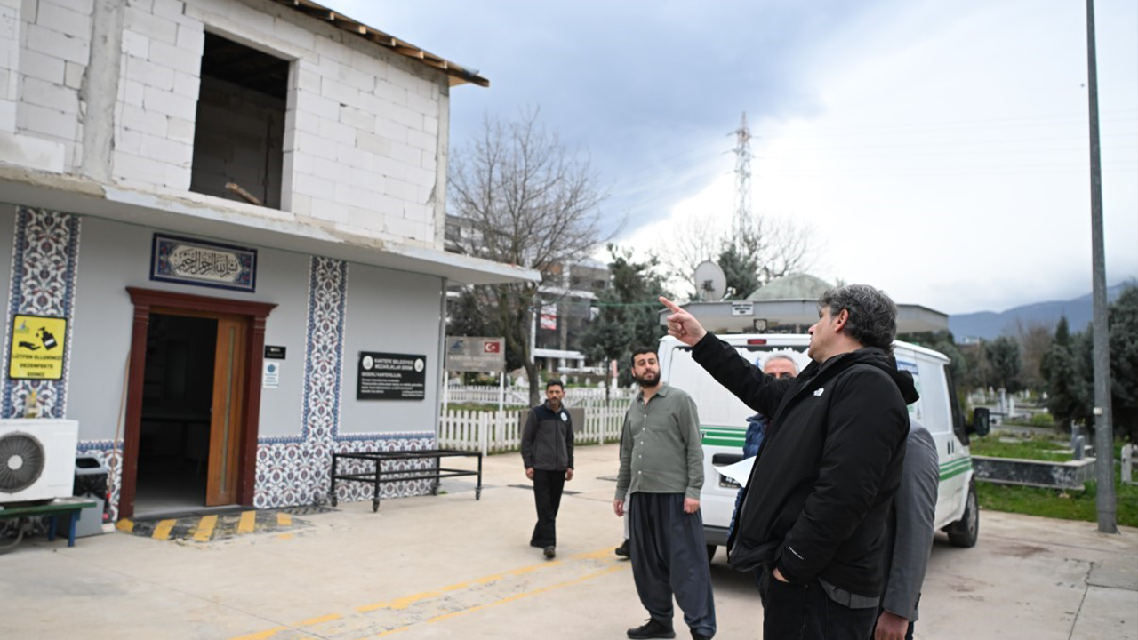 Mustafa Kocaman’dan cenaze hizmetleri binasına inceleme