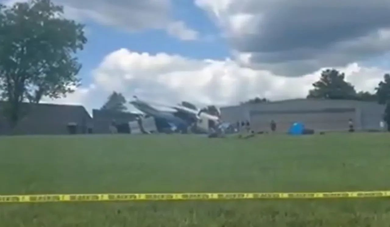 Feci kaza! Uçak yere çakıldı! - Resim: 1