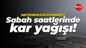 Meteoroloji uyarmıştı... Kocaeli'de sabah saatlerinde kar yağışı yaşandı!
