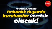 Dilovası halkı müjde: Bakanlık duyurdu, kurulumlar ücretsiz olacak!