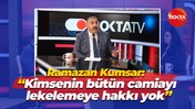Ramazan Kumsar: Kimsenin bütün camiayı lekelemeye hakkı yok