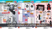 A101 17 Nisan Perşembe Kataloğu Dijital Saat, Motosiklet, Kas Geliştirici, Elektrikli Bisiklet Var