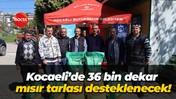 Kocaeli’de 36 bin dekar mısır tarlası desteklenecek!