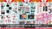 18 Nisan Cuma BİM Aktüel Ürünler Kataloğu | BİM'de Metal Ayakkabılık, Çelik Termos, Doğrayıcı Var