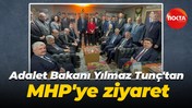 Adalet Bakanı Yılmaz Tunç'tan MHP'ye ziyaret
