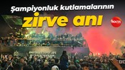 Taraftarın bekleyişi sona erdi! Şampiyonluk kutlamalarının zirve anı