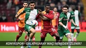 ZİRAAT TÜRKİYE KUPASI GALATASARAY-KONYA CANLI YAYIN: Galatasaray - Konyaspor Maçı Nereden İzlenir?