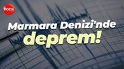 Marmara Denizi'nde sabah saatlerinde deprem!