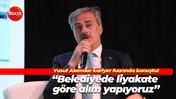 Yusuf Alemdar kariyer fuarında konuştu! “Belediyede liyakate göre alım yapıyoruz”