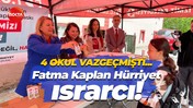 Fatma Kaplan Hürriyet okul önüne gidip yemek dağıttı!