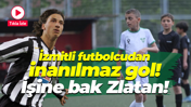 İzmitli futbolcudan inanılmaz gol! İşine bak Zlatan!
