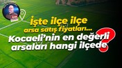 İşte ilçe ilçe arsa satış fiyatları… Kocaeli’nin en değerli arsaları hangi ilçede?