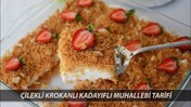 Gelinim Mutfakta Çilekli Krokanlı Kadayıflı Muhallebi Tarifi 13 Mayıs 2025 Salı